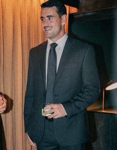 Ltd Ed. Will Jordan Slim Fit Suit Jacket in Charcoal